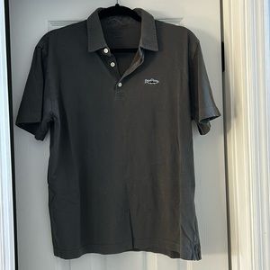 Patagonia grey button polo